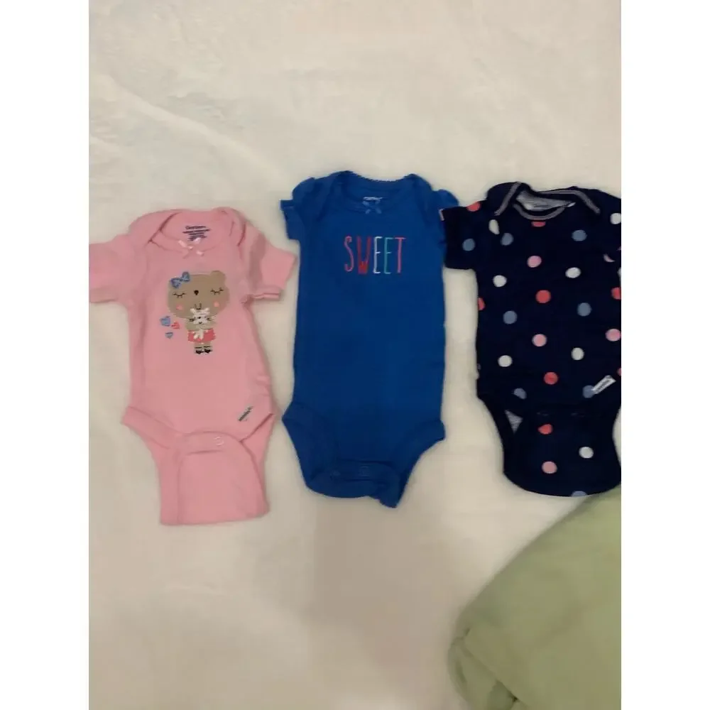 Carter's Preemie Baby Girl Clothing Set Multicolor 8-Piece‎